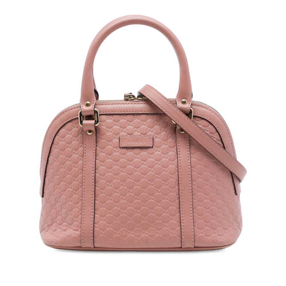 Pre-Loved Gucci Mini Microguccissima Dome Satchel